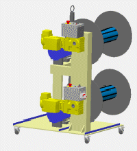 RSW-PS-D 150-500 mit pneumatischen Wickelwellen RSW-PS-D 150-500